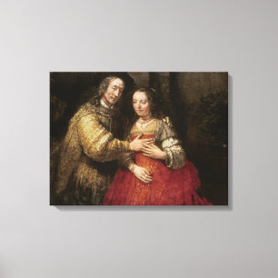 Den judiska bruden, c.1667 (olja på kanfas) canvastryck