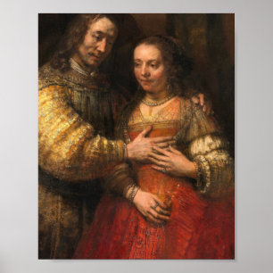Den judiska målningen av Rembrandt Poster