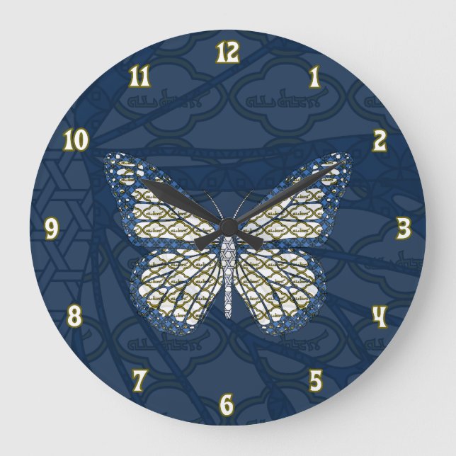 Den judiska monarken tar tid på stor klocka (Framsida)