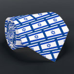 Den judiska staten Israel Flagga Slips<br><div class="desc">Den här halsen visar er kärlek för Israel med den israeliska flagga.</div>