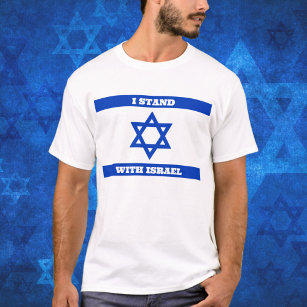 Den judiska stjärnan av David Flagga Ställa mot Is T Shirt
