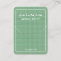 Den judiska Visningen White Print Mint-Grönten