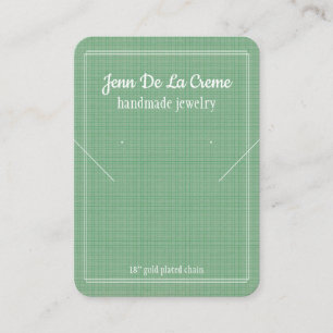 Den judiska Visningen White Print Mint-Grönten