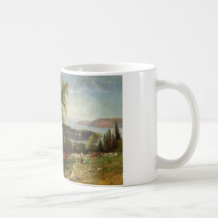 Den Julie Öl-Hudson floden på crotonen pekar Kaffemugg