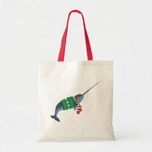 Den julNarwhal totot hänger lös Tygkasse