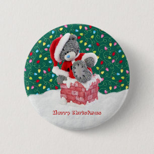Den julSanta nallen knäppas Knapp