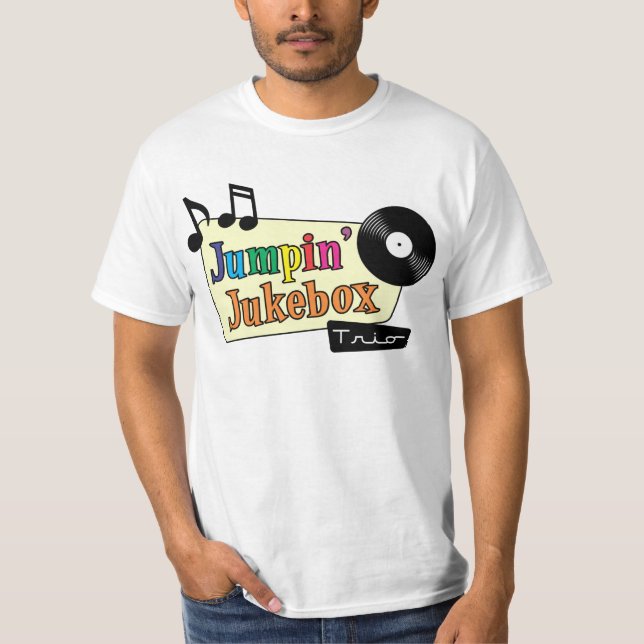 Den Jumpin jukeboxen värderar utslagsplatsen T-shirt (Framsida)