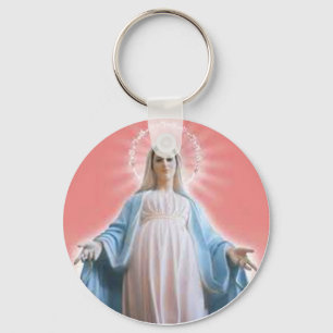 Den jungfruliga Mary keychainen Nyckelring