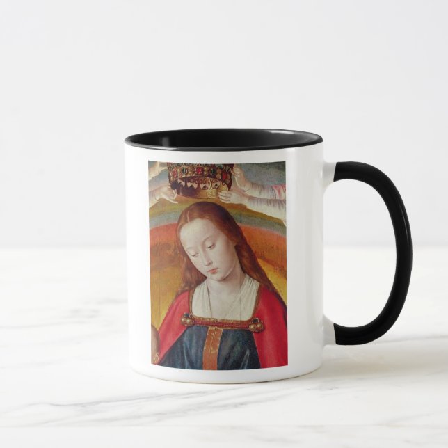 Den jungfruliga Maryen med henne krona Mugg (Höger)
