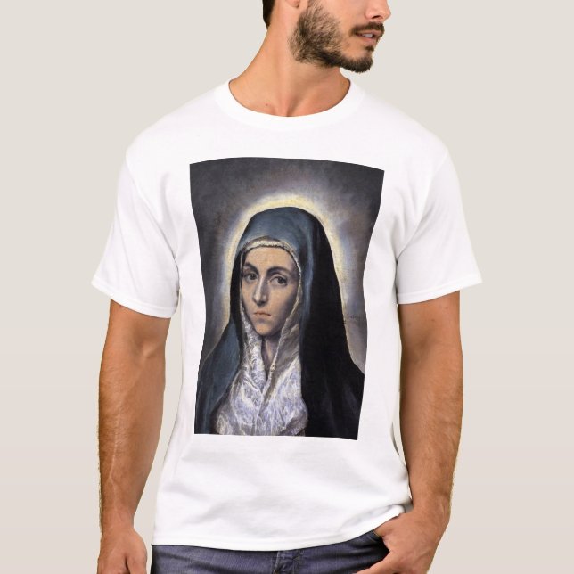 Den jungfruliga Maryen T-shirt (Framsida)