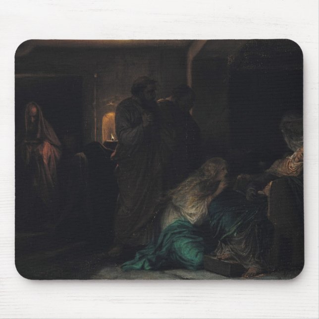 Den jungfruliga svimningen, 1856 musmatta (Framsidan)