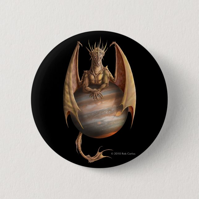 Den Jupiter draken knäppas Knapp (Framsida)