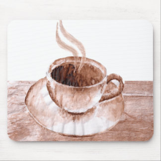 den kaffe befläckte musen vadderar musmatta