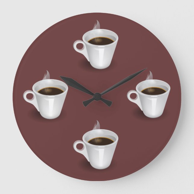 Den kaffeTime väggen tar tid på Stor Klocka (Framsida)