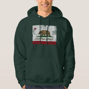Den Kalifornien republiken sjunker bekymrad Look Hoodie