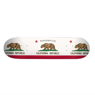 Den Kalifornien republiken sjunker det Mini Skateboard Bräda 18,5 Cm