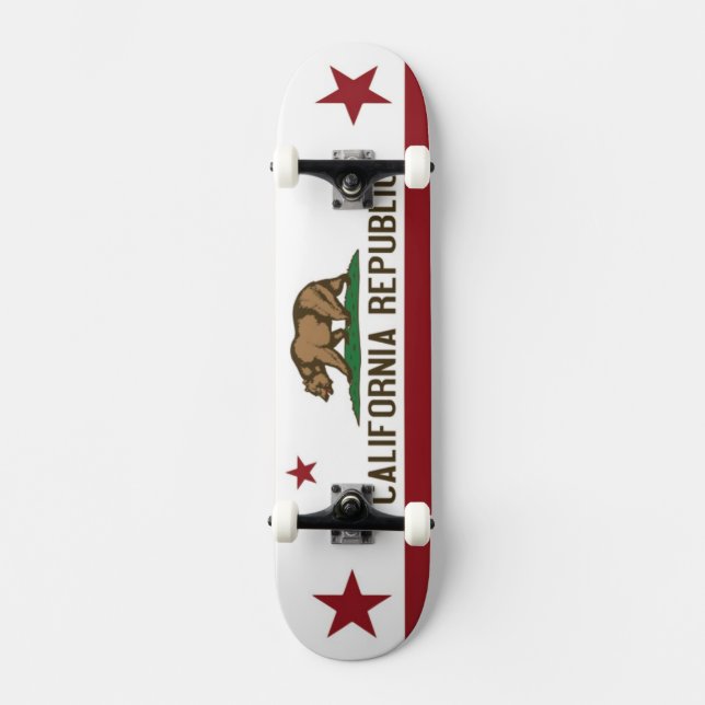 Den Kalifornien republiken Skateboard (Framsida)