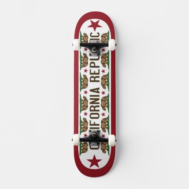 Den Kalifornien republiken Skateboard däcket Bräda 19,5 Cm (Framsida)