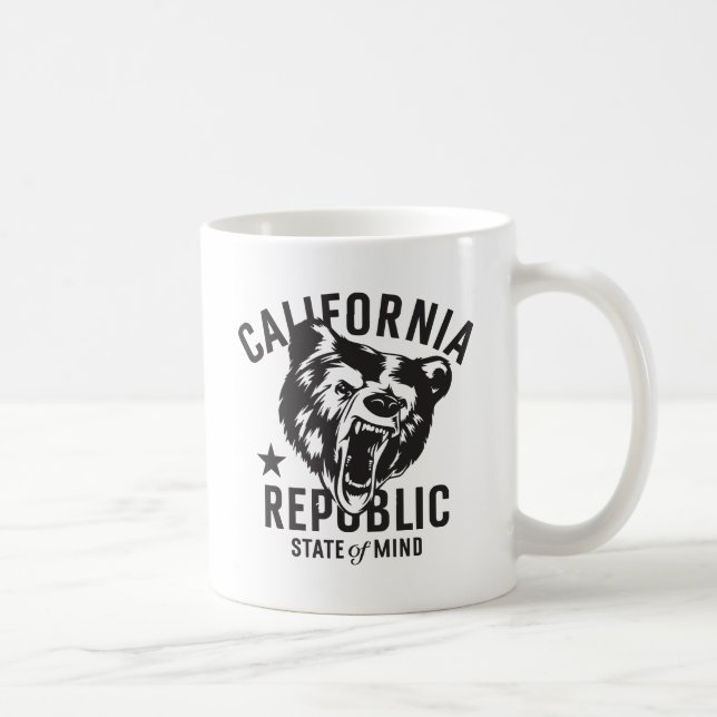 Den Kalifornien republiken som är statlig av, Kaffemugg (Höger)