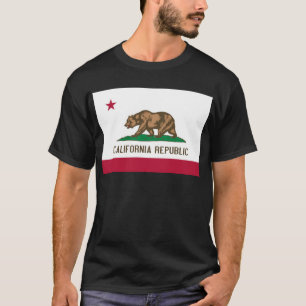 Den Kalifornien republiken uthärdar statlig flagg T Shirt