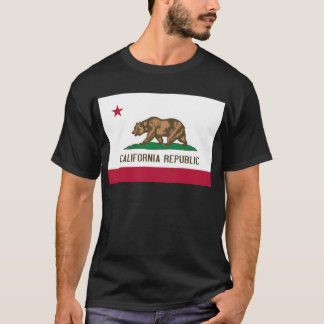 Den Kalifornien republiken uthärdar statlig flagga T Shirt