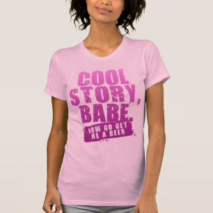 DEN KALLA BERÄTTELSEBABEN GÅR NU FÅR MIG EN ÖL TEE SHIRT