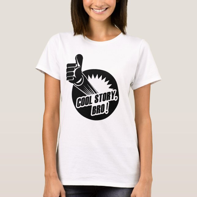 Den kalla berättelsen Bro tumm upp Tee Shirt (Framsida)