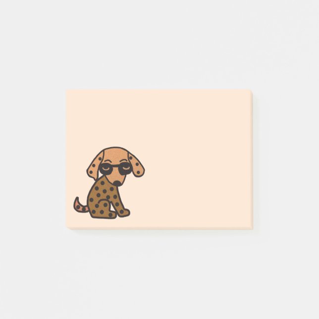 Den kalla chihuahuaen Postar-it® noterar Post-it Block (Framsida)