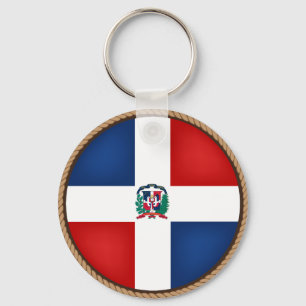 Den kalla Dominikanska republiken sjunker Nyckelring