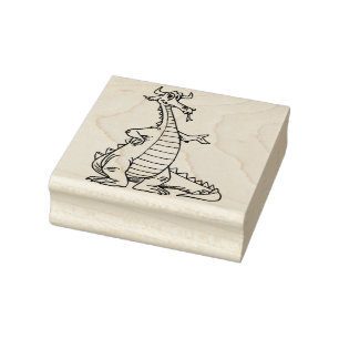 Den kalla draken Rubberstamp Stämpel
