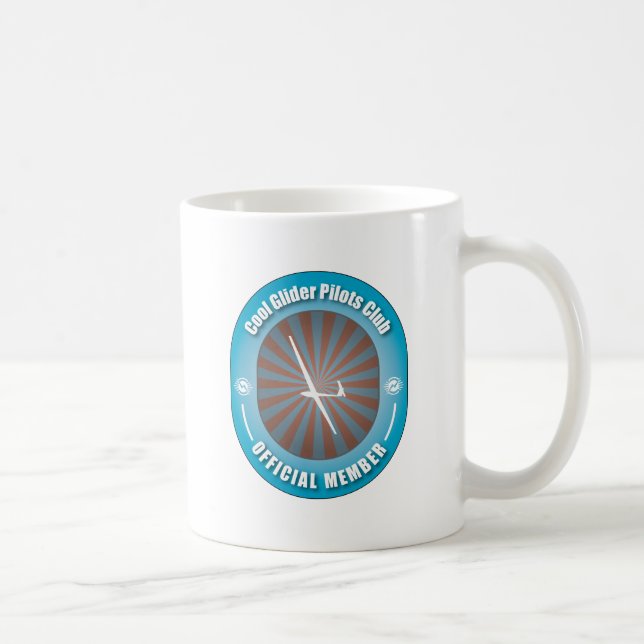 Den kalla glidflygplanet lotsar klubben kaffemugg (Höger)