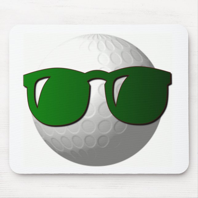 Den kalla golfbolldesignmusen vadderar musmatta (Framsidan)