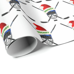 Den kalla hockeyjulen som slår in papper eller presentpapper