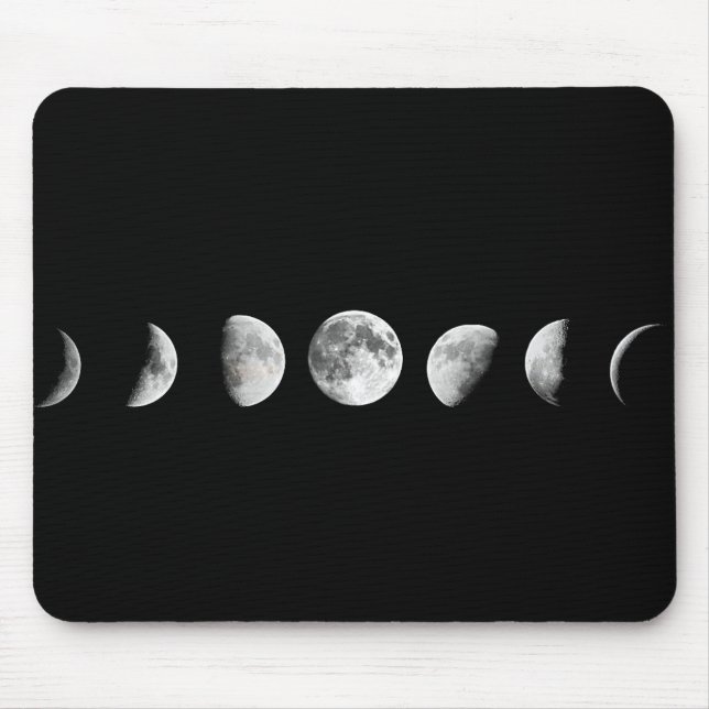 Den kalla månen arrangerar gradvis Mousepad Musmatta (Framsidan)