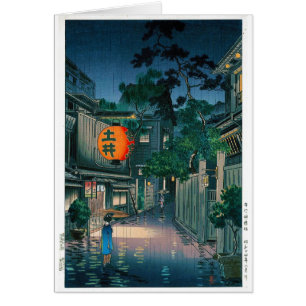 Den kalla orientaliska japanska Kasamatsu OBS Kort