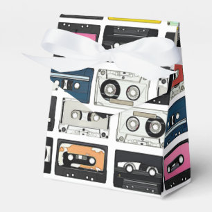 Den kalla retro vintagekassettblandningen tejpar presentaskar