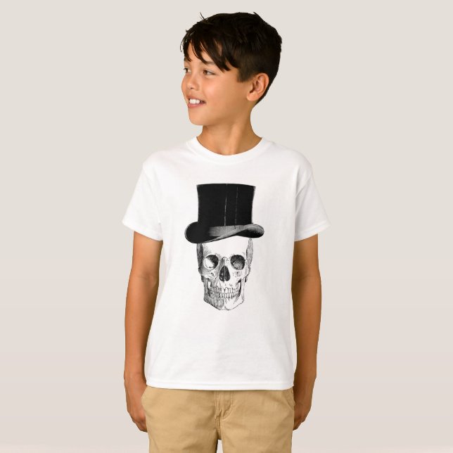 Den kalla skallen Halloween lurar tshirten Tee Shirt (Hel framsida)
