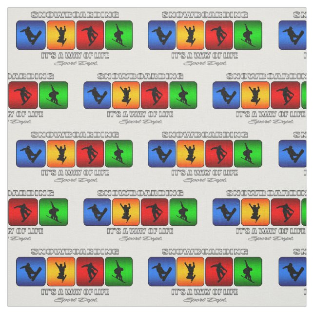 Den kalla snowboardingen är det en livsföring tyg (Provkarta)