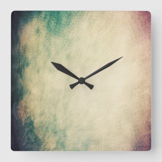 Den kalla väggen för Grungevintagestruktur tar tid Fyrkantig Klocka