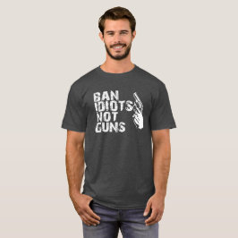 Den kalla vapentshirten - förbjuda idioter, inte t-shirt