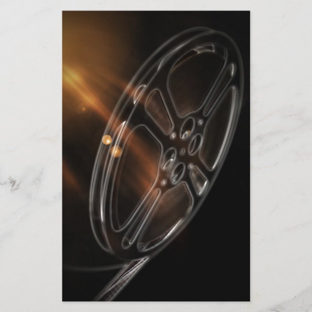 Den kalla videoen filmar produktionfilmrullen brevpapper (Framsida)