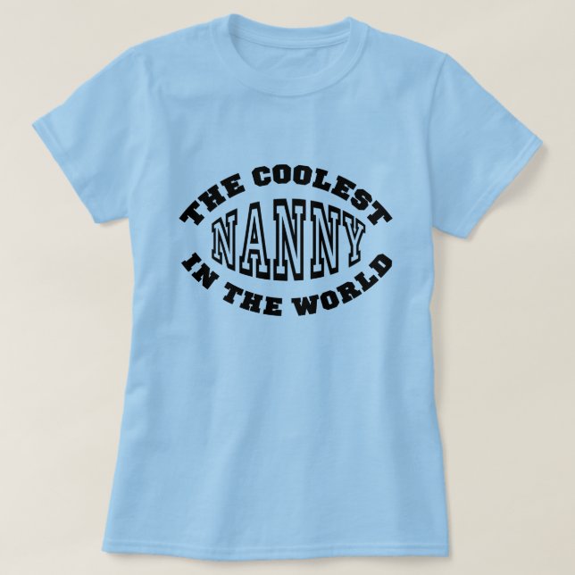 Den kallaste barnflickan i världen t-shirt (Design framsida)