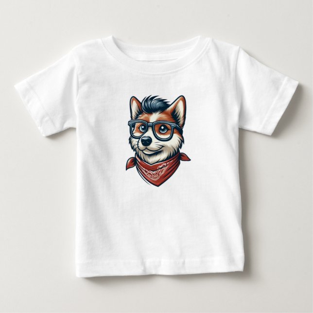 Den kallaste hund t shirt (Framsida)