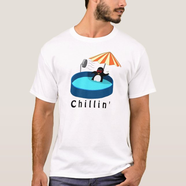 Den kallaste pingvinet t-shirt (Framsida)