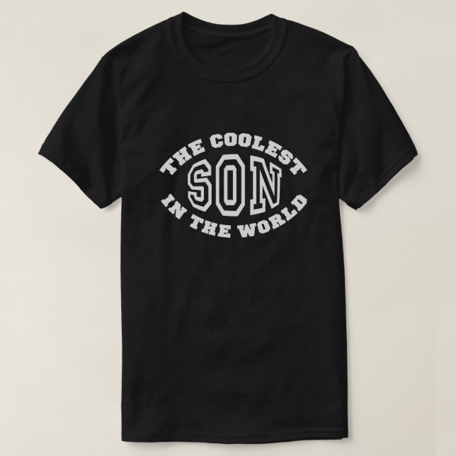 Den kallaste sonen i världen tee (Design framsida)