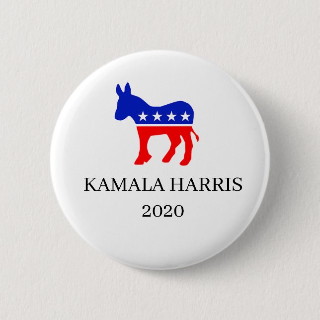Den Kamala Harris demokraten för president 2020 Knapp (Framsida)