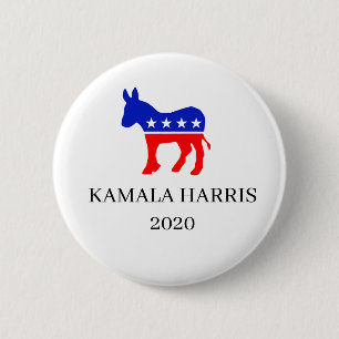Den Kamala Harris demokraten för president 2020 Knapp