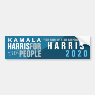 Den Kamala Harris presidenten 2020 röstar blått Bildekal