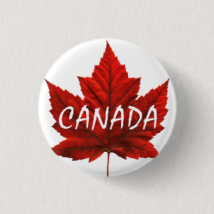 Den Kanada souvenir knäppas Kanada, flagga Knapp