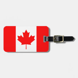 Den kanadensiska flagga, Kanada Bagagebricka